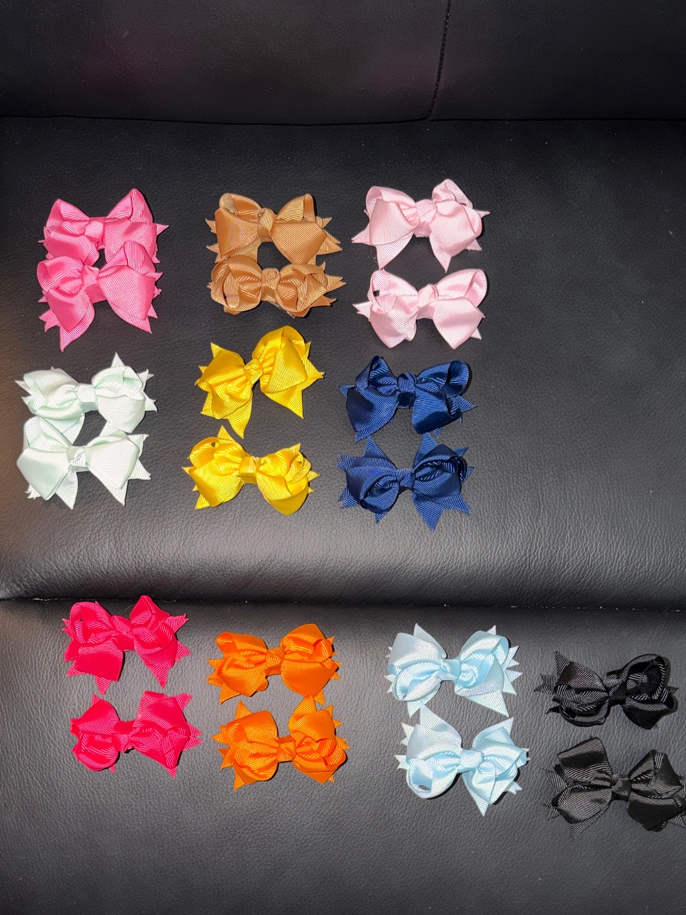 Assorted Color Kids Hair Bows